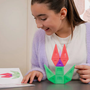 PRO Build It 4 Ways Flowers Pack - 21 Piece - Connetix