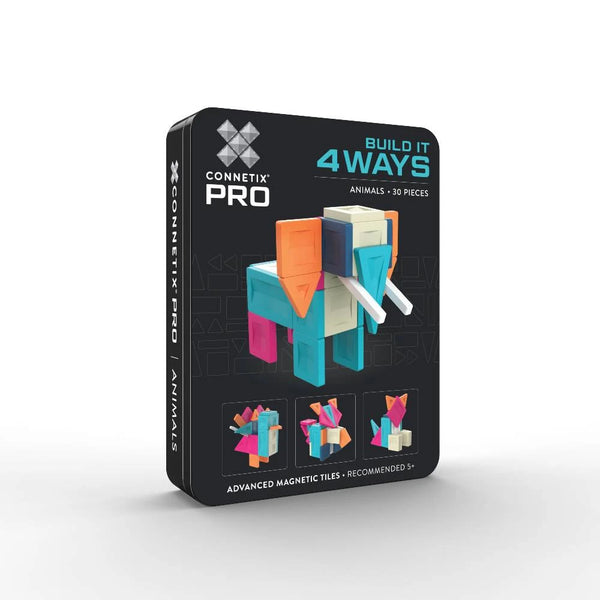 PRO Build It 4 Ways Animals Pack - 30 Piece - Connetix