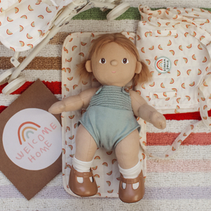 Carrie Convertible Changing Set - Rainbow Print - Olli Ella