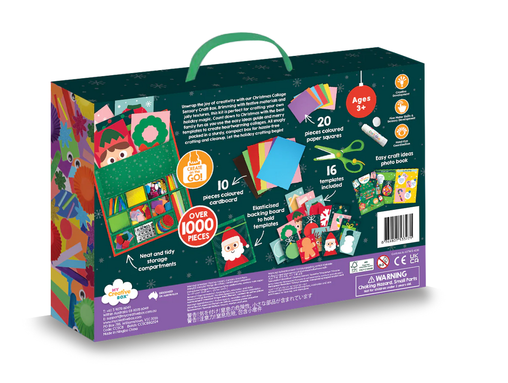 Christmas Collage Sensory Craft Box - My Creative Box