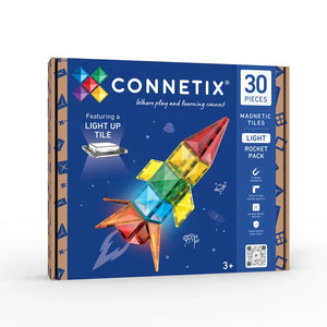 Light Rocket Pack 30 pc - Connetix Tiles