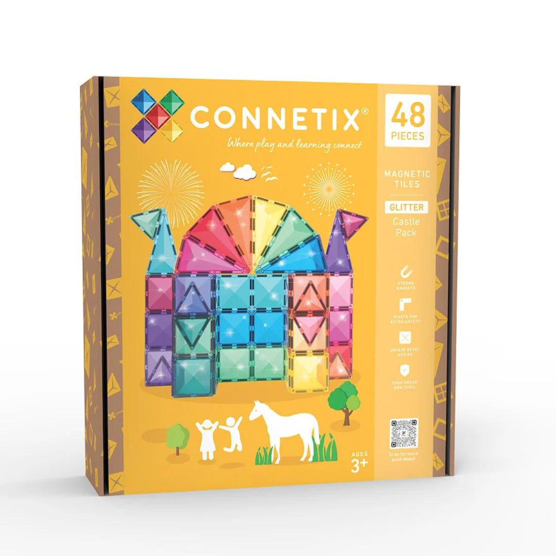 Glitter Castle Pack - 48 piece - Connetix