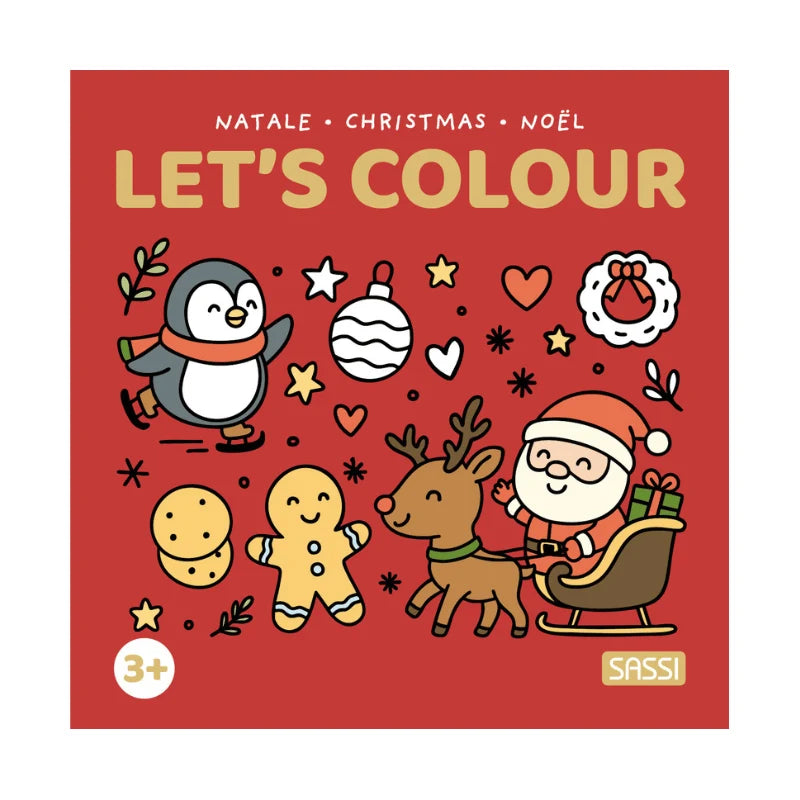 Colouring Book Square - Christmas - Sassi