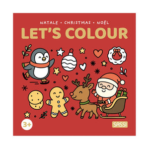 Colouring Book Square - Christmas - Sassi