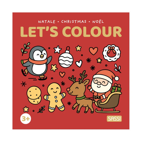 Colouring Book Square - Christmas - Sassi