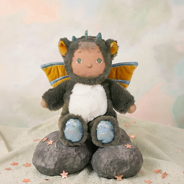 Cozy Day Dinkum - Dragon Flint - Rainbow Realm - Dinkum Dolls