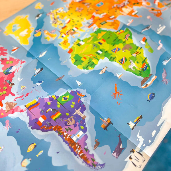What How and Why Flags Book and Poster - Sassi