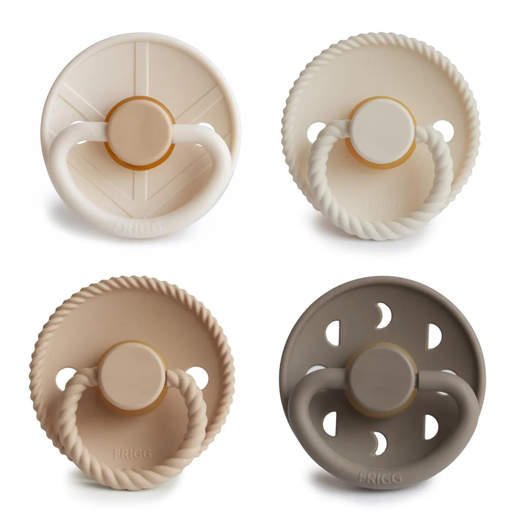 Multi Pacifier 4 Pack Latex - Crystal Sparkle - Frigg