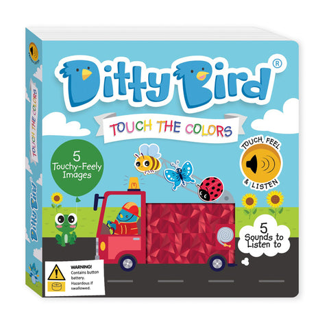 Touch the Colours - Musical Board Book - Ditty Bird