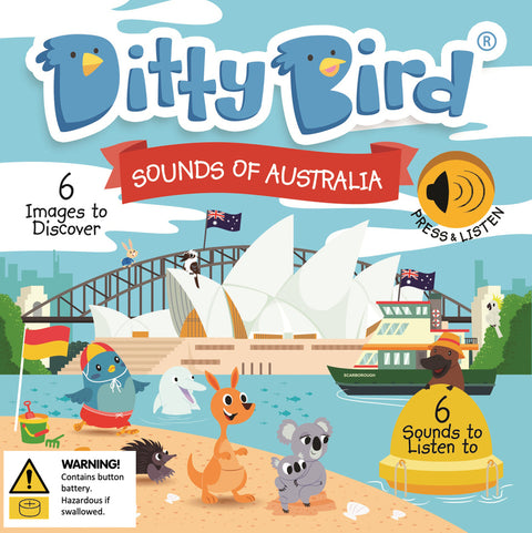 Sounds of Australia - Musical Board Book - Ditty Bird