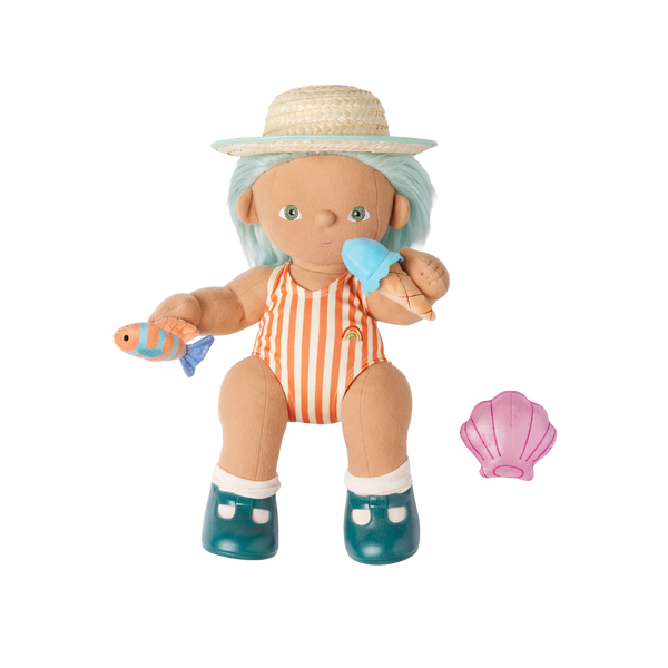 Boardwalk Beach Set - Seashell Shores Outfit Set - Dinkum Dolls