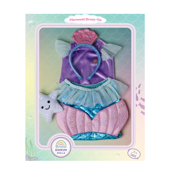 Mermaid Dress-Up - Seashell Shores Outfit Set - Dinkum Dolls