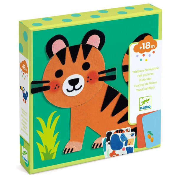 Felt Boards - Soft Animals Collage Activity - Djeco