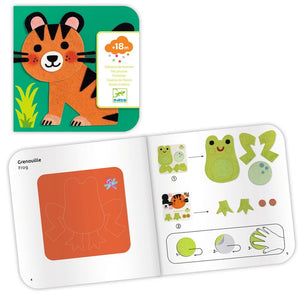 Felt Boards - Soft Animals Collage Activity - Djeco