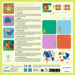 Felt Boards - Soft Animals Collage Activity - Djeco