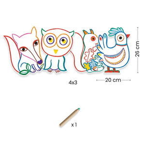 Forest Friends Colour Reveal Set - Djeco - DISCOUNTED