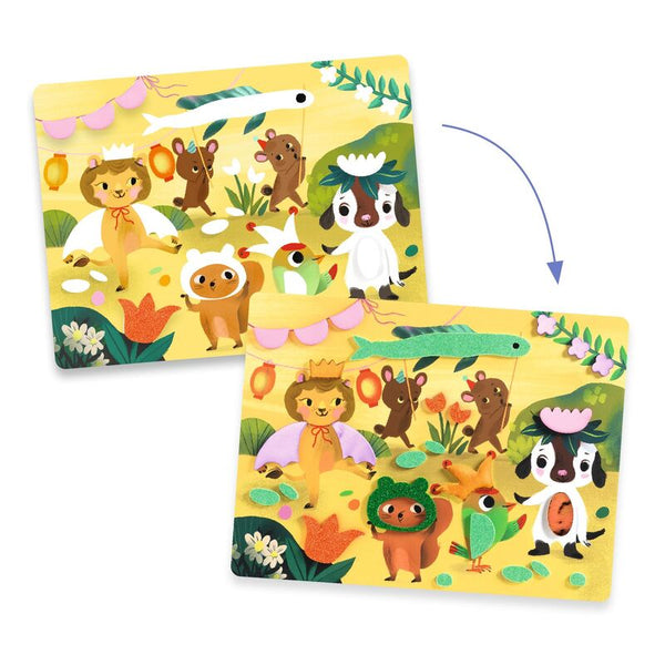 Foam Collage - Sparkling Parties Activity - Djeco