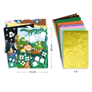 Foam Collage - Sparkling Parties Activity - Djeco
