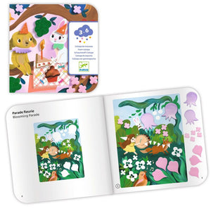 Foam Collage - Sparkling Parties Activity - Djeco