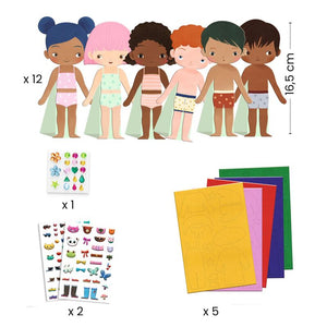Soft Dress Up Collage Set - Djeco