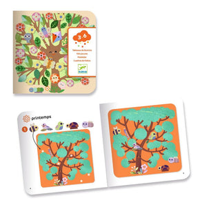 Through the Seasons with Felt Collage Stickers - Djeco