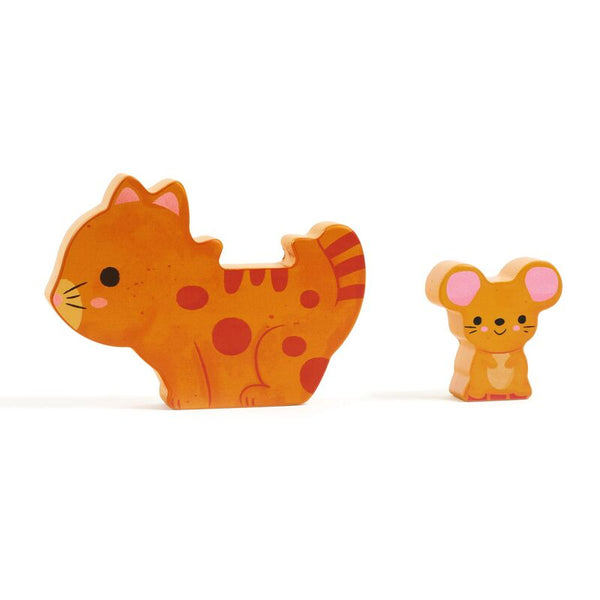 Puzz and Play Friends Wooden Puzzle - Djeco