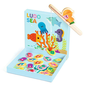 Ludo Sea 4-in-1 Wooden Game - Djeco - DISCOUNTED