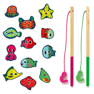 Magnetic Coloured Fishing - Djeco