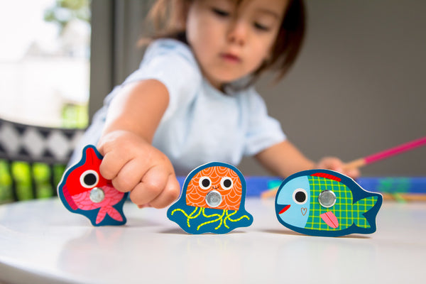 Magnetic Coloured Fishing - Djeco
