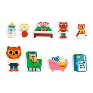 22 Piece Wooden House Puzzle - Djeco