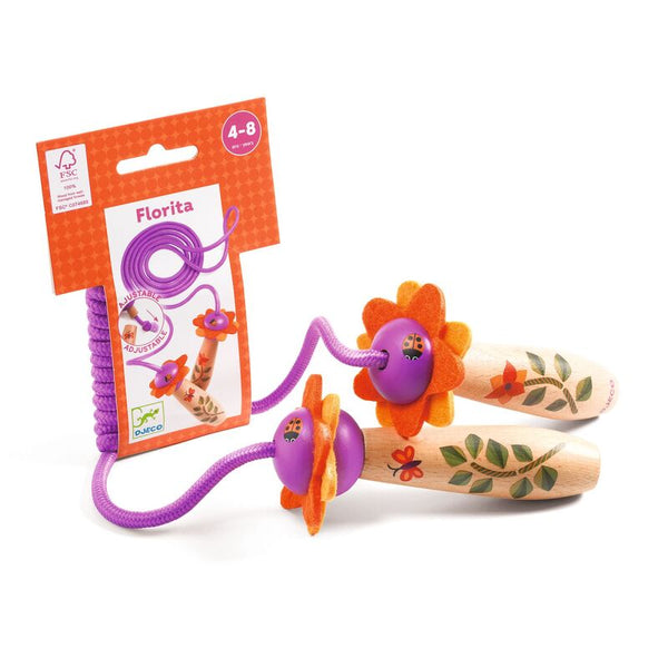 Florita Adjustable Skipping Rope for Kids - Djeco