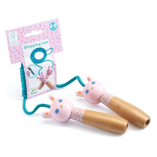 Skipping Lea Pink Skipping Rope - Djeco