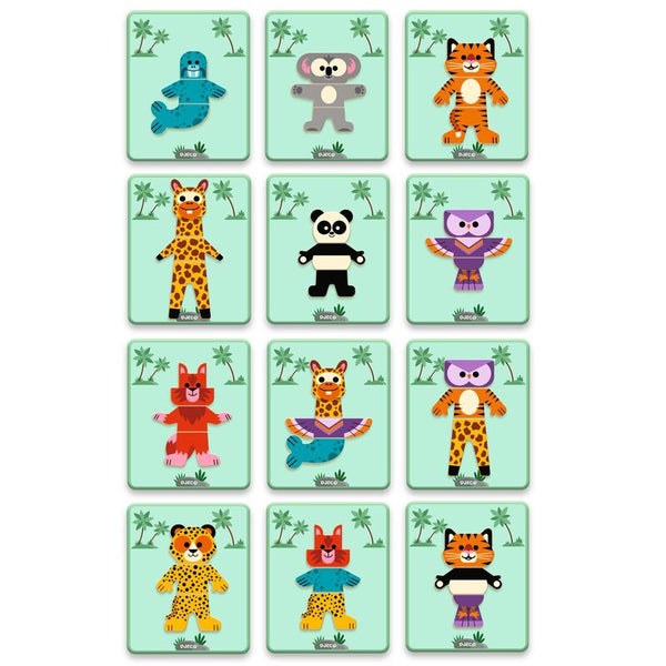 Inzebox Mix'n'match Magnetic Game - Djeco