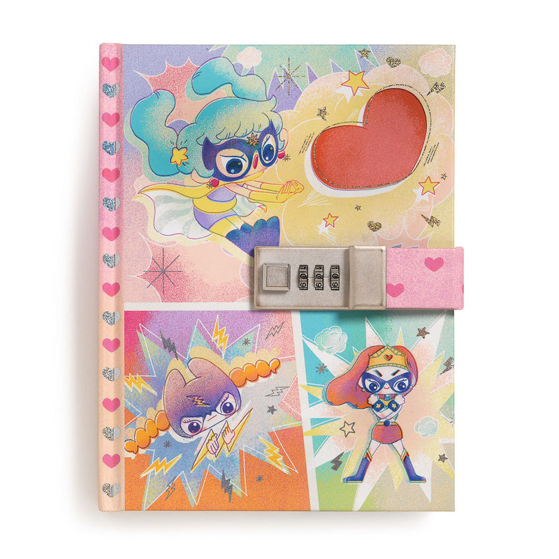 Notebook with Combination Code Lock - Djeco