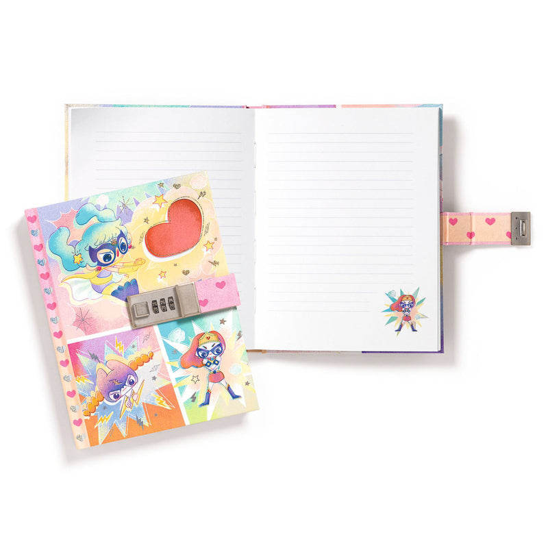 Notebook with Combination Code Lock - Djeco
