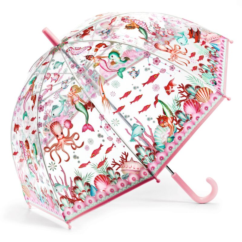 Mermaid PVC Child Umbrella - Djeco