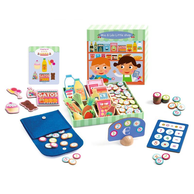 Mia and Leo Little Shop Set - Djeco