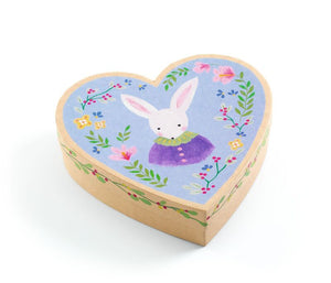 3 Bracelets in Heart Shaped Bunny Box - Djeco