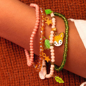 Automne Forest Bracelet with Fox Charm - Plume - Djeco
