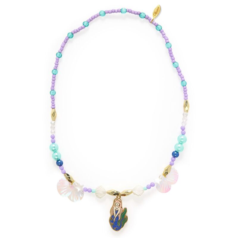 Alizee Beaded Charm Necklace - Plume - Djeco