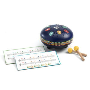 Animambo 16 cm Steel Tongue Dark Blue Drum - Djeco