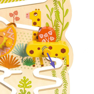 Cascadou Wooden Sliding Maze Puzzle - Djeco