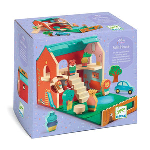Softi House Portable Felt & Wood Play Set - Djeco