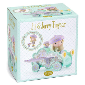 Jil & Jerry Tinyly Figurines & Tinycar - Tinyly