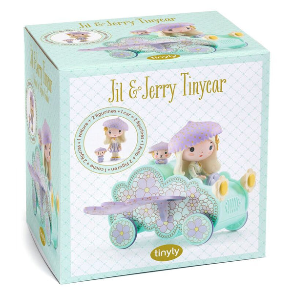 Jil & Jerry Tinyly Figurines & Tinycar - Tinyly