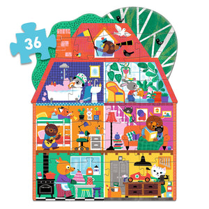 The Little Buddies 36 piece Giant Puzzle - Djeco