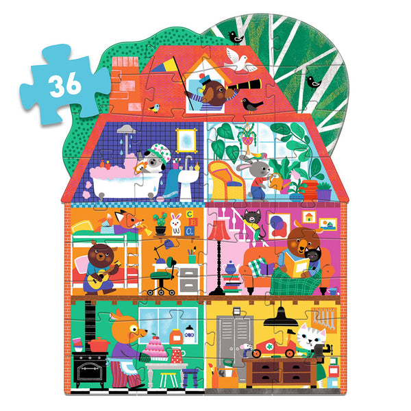 The Little Buddies 36 piece Giant Puzzle - Djeco