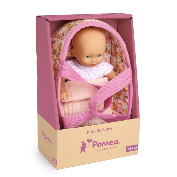 Pomea Machine Washable Barbara Mini Soft Doll 20cm - Djeco