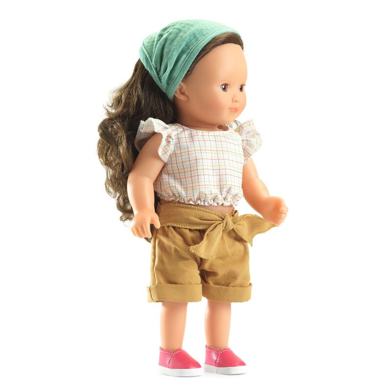 Lovely Josephine Brunette Hair Doll - Djeco