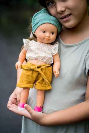 Lovely Josephine Brunette Hair Doll - Djeco